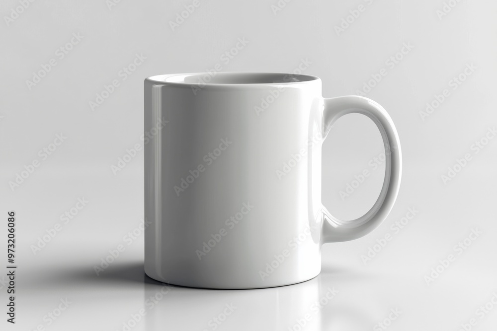 Coffee Mug Mockup on Isolated Background created with Generative AI Coffee Mug Mockup on Isolated Background created with Generative AI