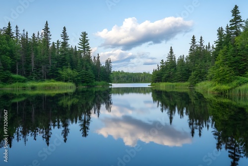 lake in the mountains