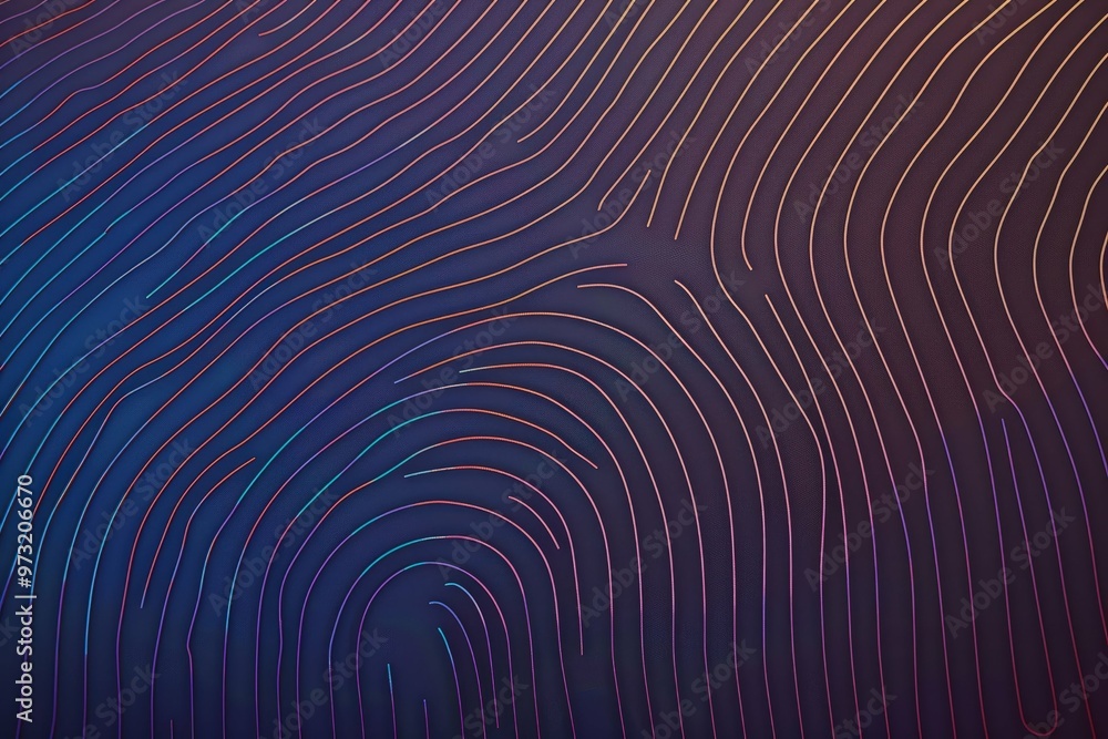 Fingerprint scanning. Concept of security, digital password and biometric authorization with finger-print. Vector illustration.. Beautiful simple AI generated image Fingerprint scanning. Concept of security, digital password and biometric authorization with finger-print. Vector illustration.. Beautiful simple AI generated image