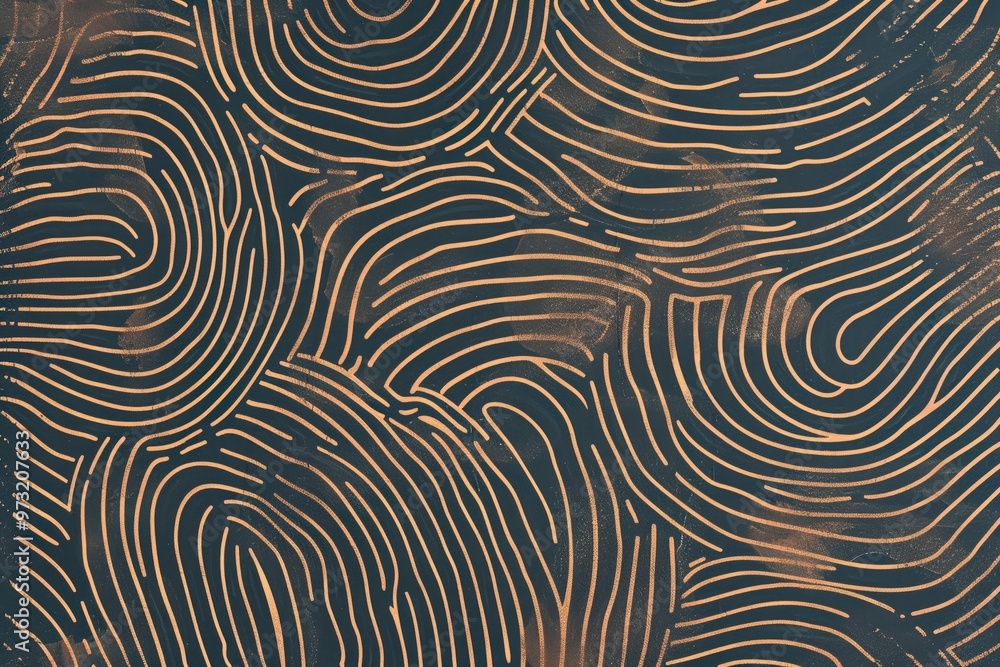 Naklejka premium Multi-colored fingerprints on a white background. Beautiful simple AI generated image