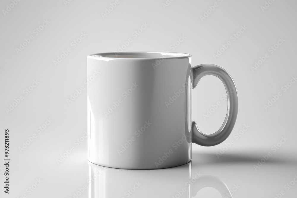 Obraz premium Coffee Mug Mockup on Isolated Background created with Generative AI