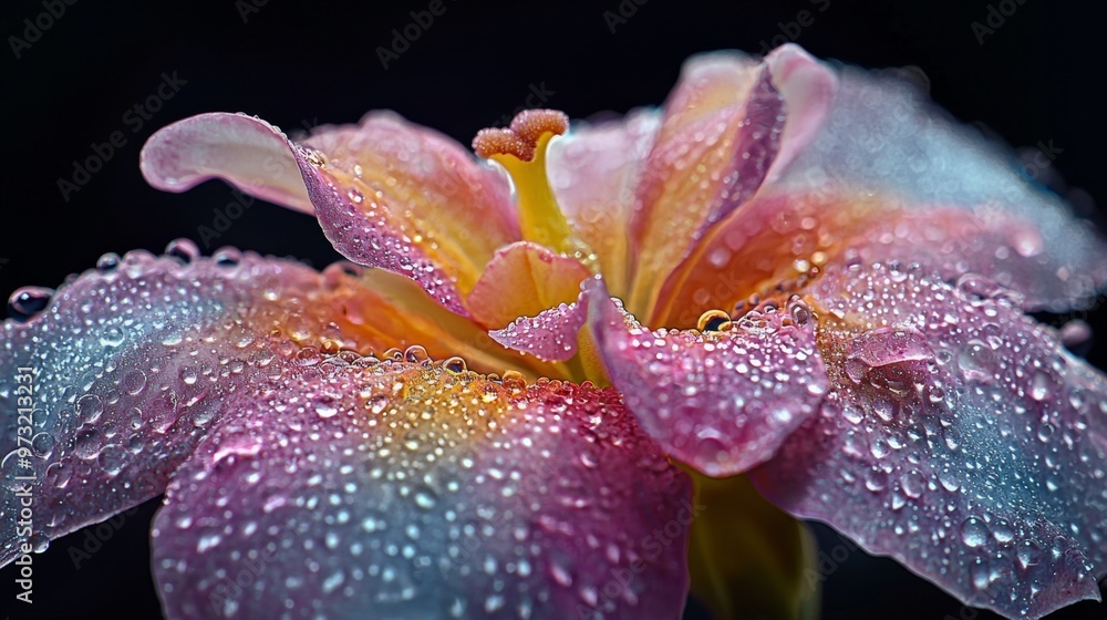 A close-up shot of a single flower, like a rose or orchid, with intricate details of petals and textures that highlight its natural beauty A close-up shot of a single flower, like a rose or orchid, with intricate details of petals and textures that highlight its natural beauty