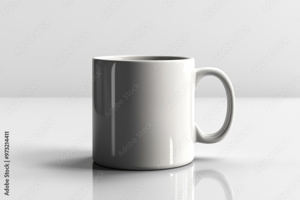 Coffee Mug Mockup on Isolated Background created with Generative AI Coffee Mug Mockup on Isolated Background created with Generative AI