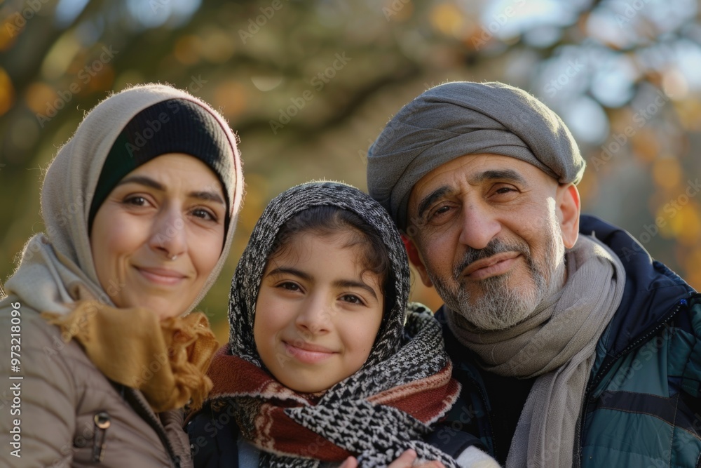 A group of three, a man and two women, posed for a photo shoot A group of three, a man and two women, posed for a photo shoot