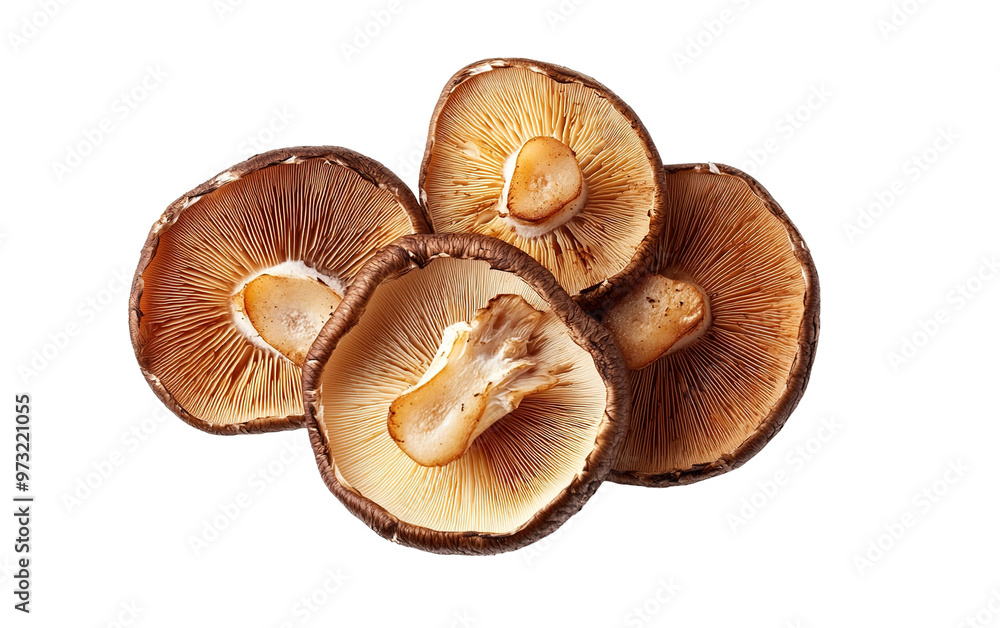 Brown champignon mushroom isolated on white or transparent background Brown champignon mushroom isolated on white or transparent background