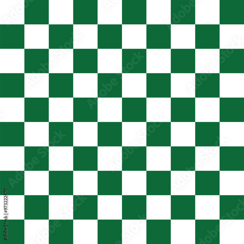 dark Green Checkerboard vector background