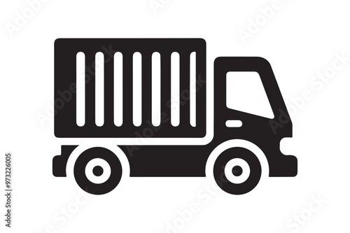 Truck Silhouette Vectors: High-Resolution Illustrations for Designers