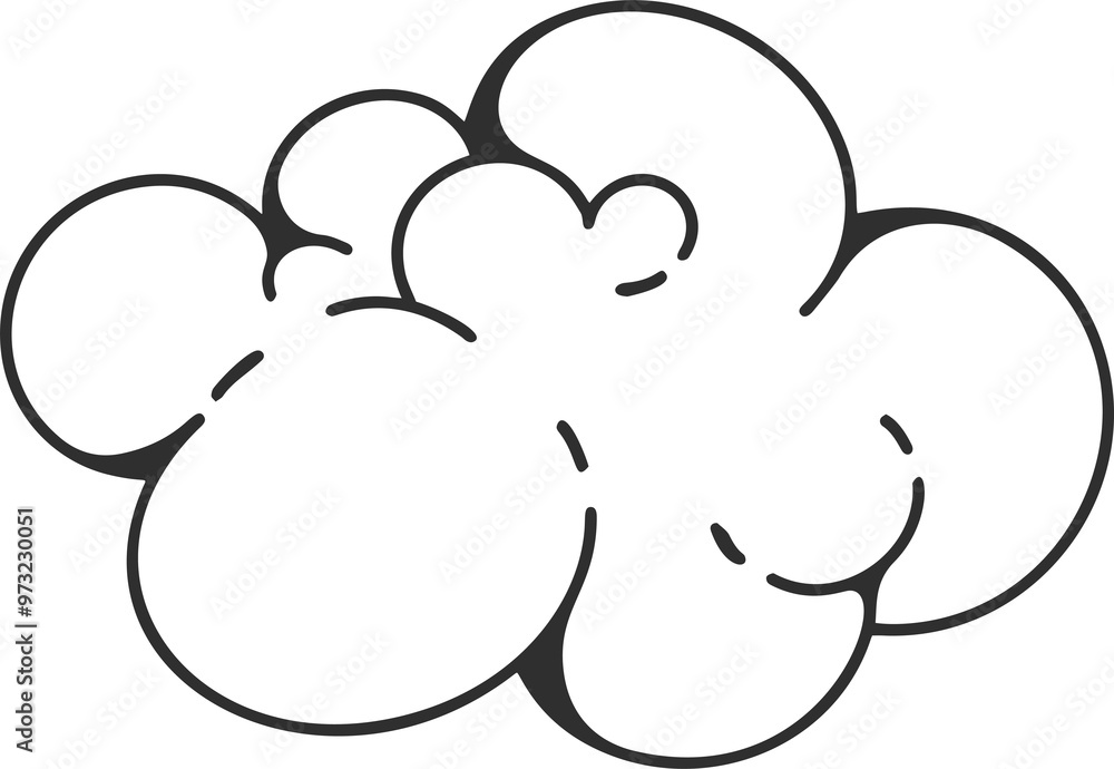 Y2k funky cloud shapes. Playful design. Cartoon retro bubbles. Outline soap suds illustration Y2k funky cloud shapes. Playful design. Cartoon retro bubbles. Outline soap suds illustration