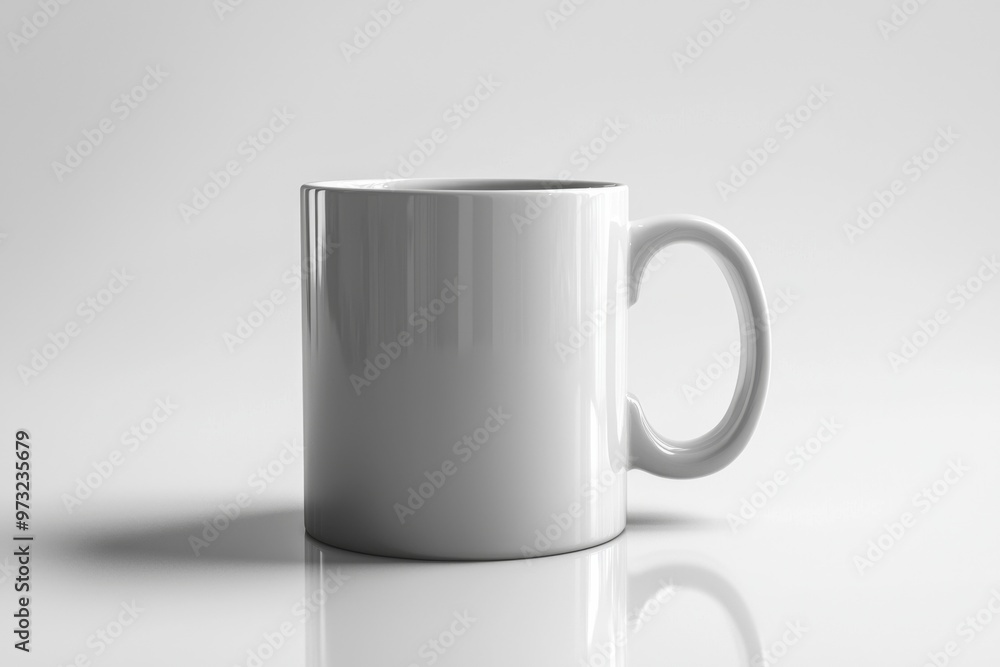 Coffee Mug Mockup on Isolated Background created with Generative AI Coffee Mug Mockup on Isolated Background created with Generative AI