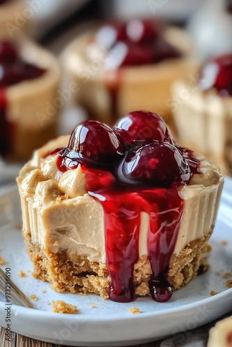  Irresistible Peanut Butter & Jelly Cheesecake Delight photo