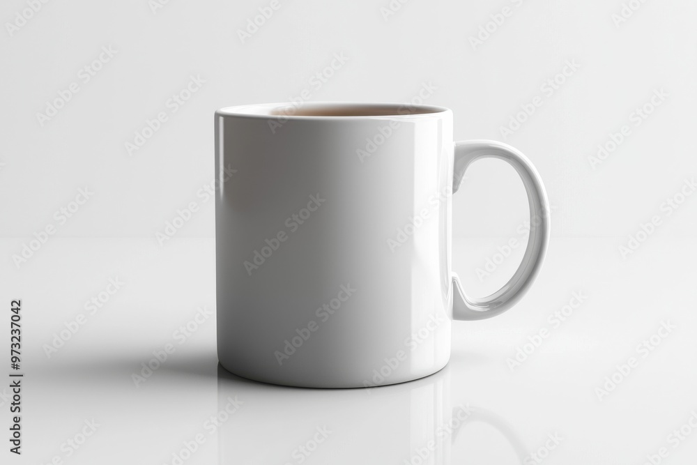 Coffee Mug Mockup on Isolated Background created with Generative AI Coffee Mug Mockup on Isolated Background created with Generative AI