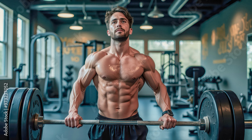 Focused and determined A powerful portrait of people training in the gym showcasing strength endurance and dedication in a fitness environment