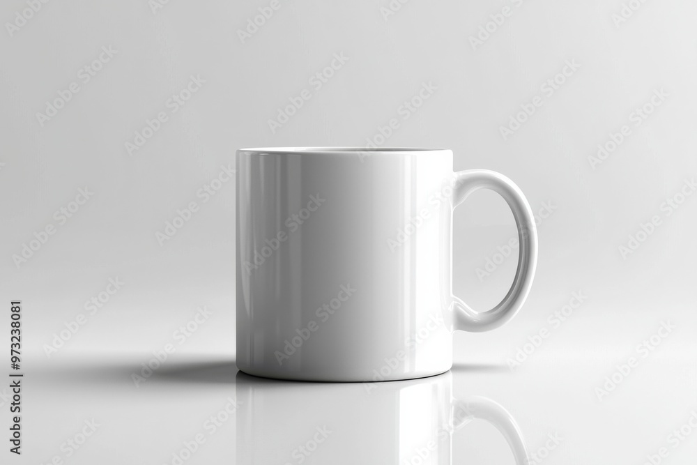 Coffee Mug Mockup on Isolated Background created with Generative AI Coffee Mug Mockup on Isolated Background created with Generative AI