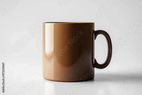 Coffee Mug Mockup on Isolated Background created with Generative AI