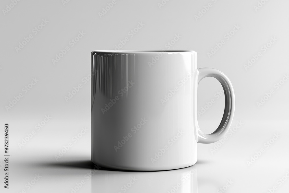 Coffee Mug Mockup on Isolated Background created with Generative AI Coffee Mug Mockup on Isolated Background created with Generative AI