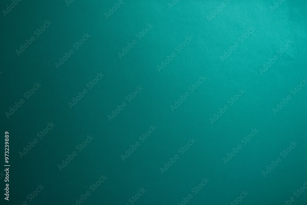 Fototapeta premium Blank Teal Paper Texture Background, Smooth, Slightly Aged, Texture Overlay, Poster Background, Paper Surface