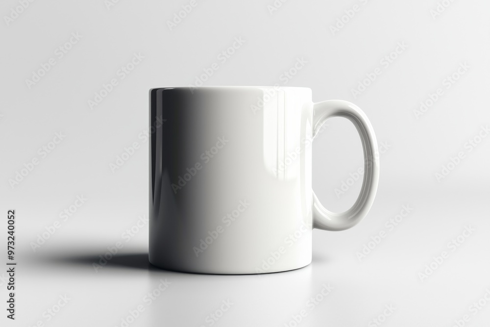Obraz premium Coffee Mug Mockup on Isolated Background created with Generative AI