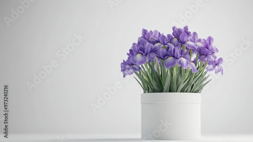 Lovely arrangement of purpl...
