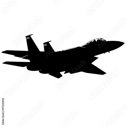 jet fighter silhouette 
