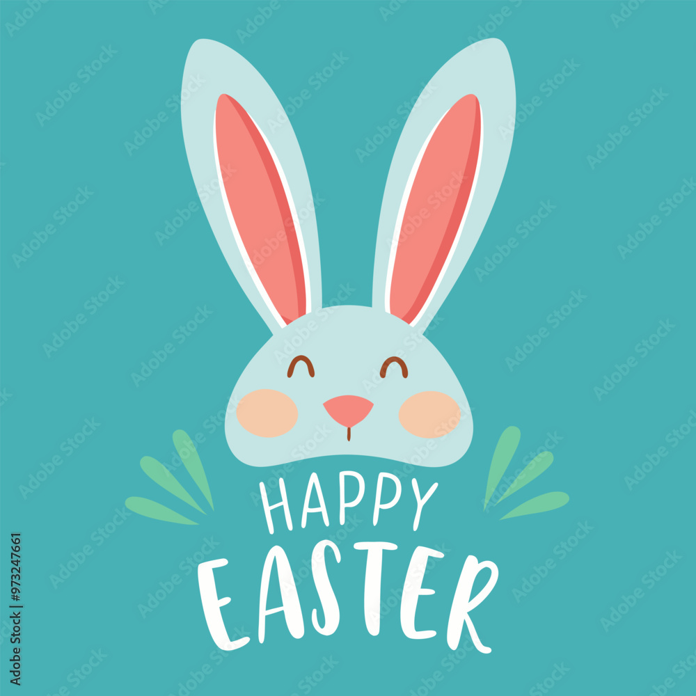 A cheerful Easter bunny with big ears and a sweet smile, perfect for adding a touch of spring to your designs. This adorable illustration is ideal for greeting cards, social media posts. A cheerful Easter bunny with big ears and a sweet smile, perfect for adding a touch of spring to your designs. This adorable illustration is ideal for greeting cards, social media posts.