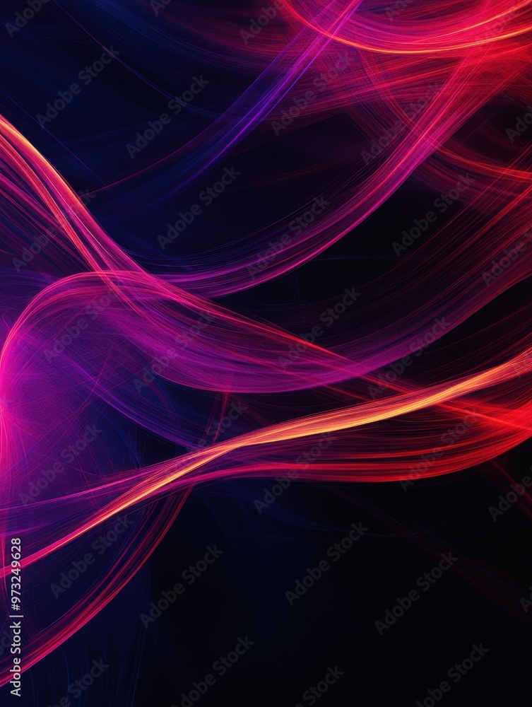 Dynamic Red Gradient on Dark Blue Mobile Wallpaper with Colorful Blurred Light Lines in HD Dynamic Red Gradient on Dark Blue Mobile Wallpaper with Colorful Blurred Light Lines in HD