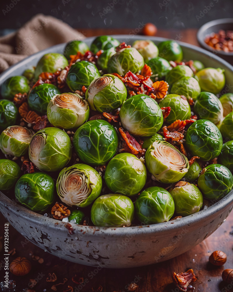 Brussel Sprouts with Bacon and Chestnuts Brussel Sprouts with Bacon and Chestnuts