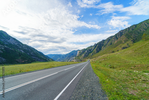 road in mountains