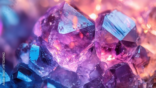 Alexandrite closeup display...