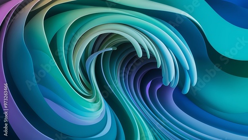 Abstract gradient wave. Gradient background.