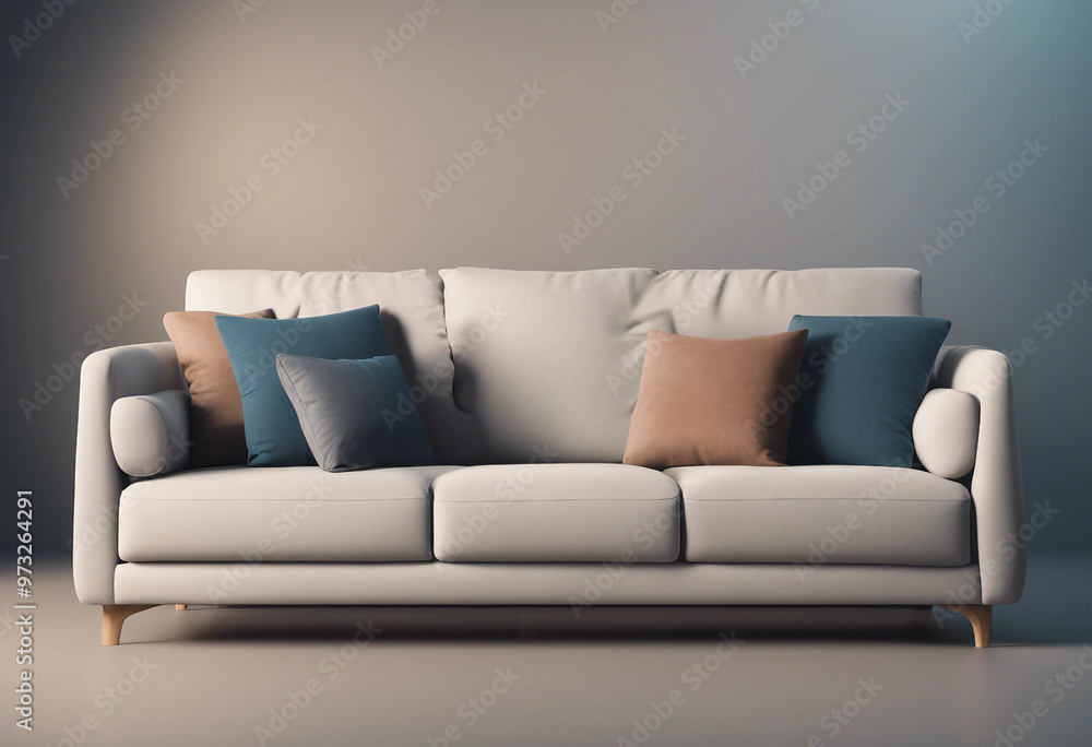 Fototapeta premium Collection of modern sofa
