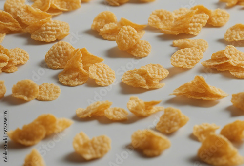 Corn flakes isolated