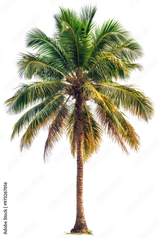 Obraz premium A coconut palm tree