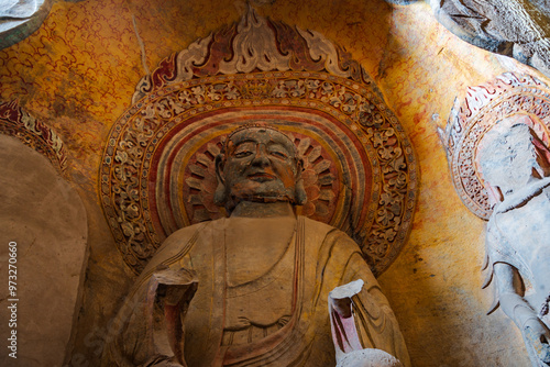 Xiangtangshan Grottoes, Handan, Hebei photo