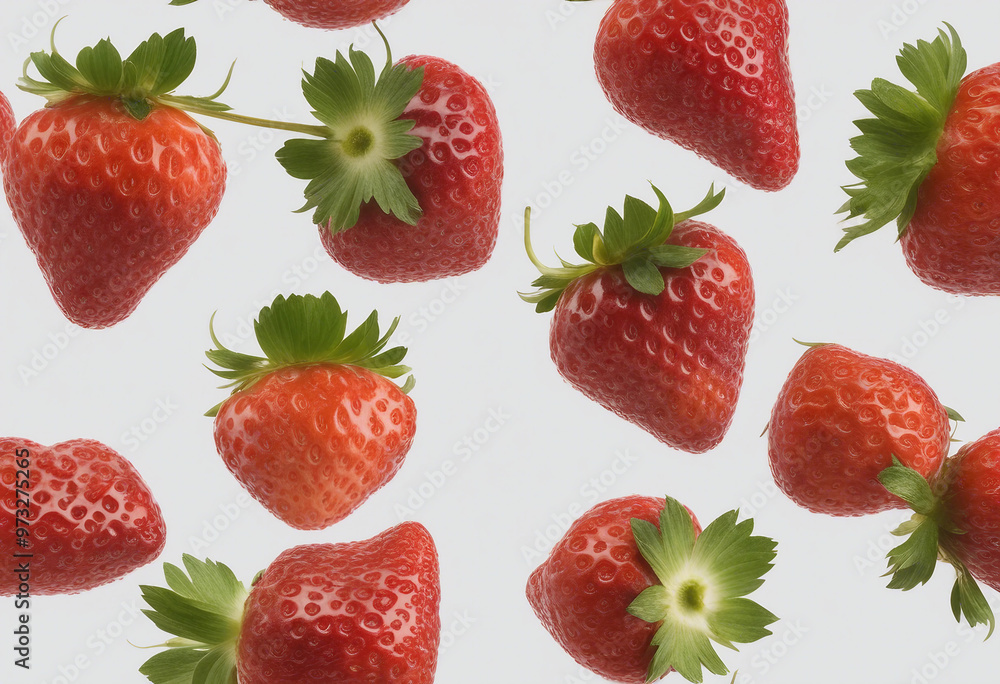 Set of strawberries Set of strawberries