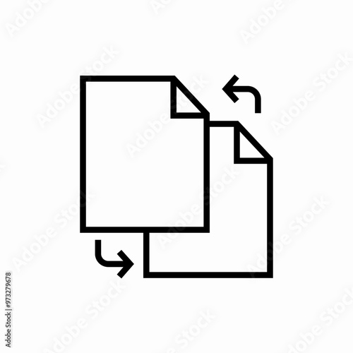 file exchange share icon vector