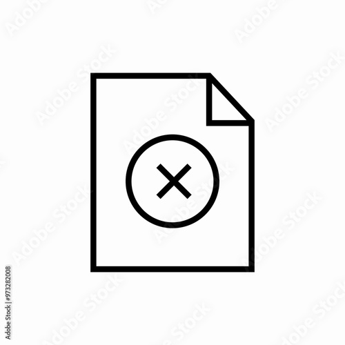 file delete remove icon sign vector
