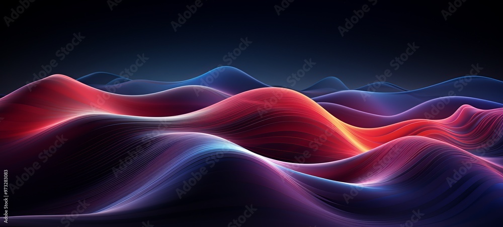 Obraz premium Stunning Neon Background for Vibrant Visuals