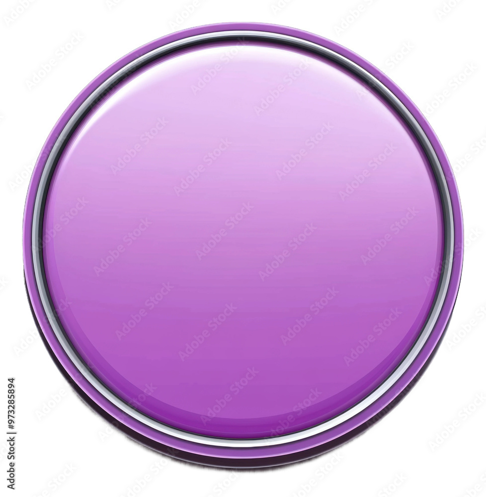 PNG Glossy purple circular button shown PNG Glossy purple circular button shown