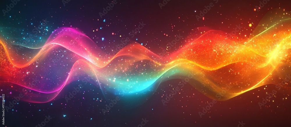 Obraz premium Abstract Neon Light Background for Modern Designs