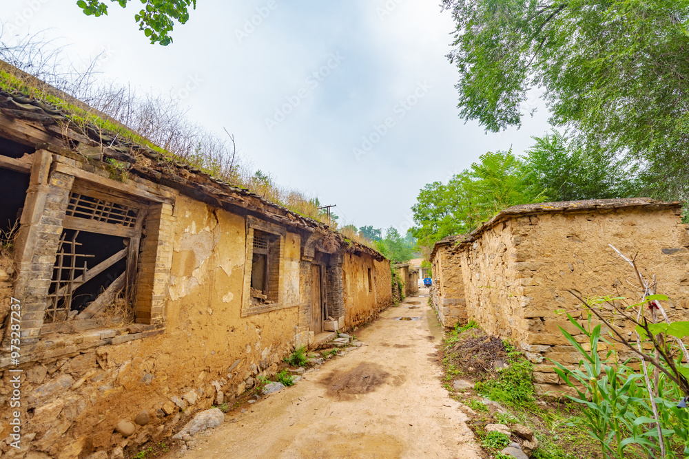 An ancient village in Taihang Mountain, Heshun, Yangquan, Shanxi An ancient village in Taihang Mountain, Heshun, Yangquan, Shanxi