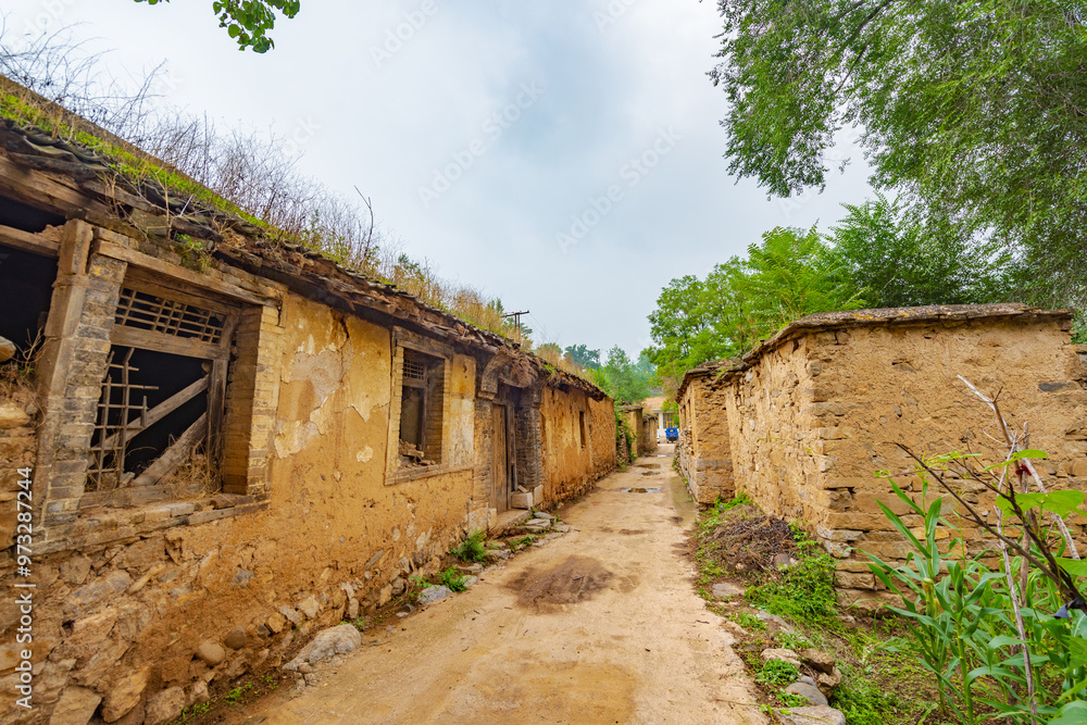 An ancient village in Taihang Mountain, Heshun, Yangquan, Shanxi An ancient village in Taihang Mountain, Heshun, Yangquan, Shanxi