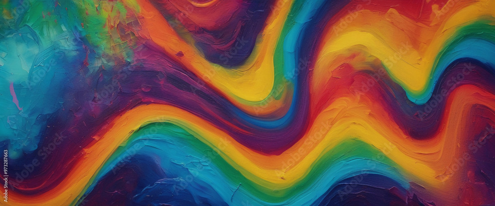 Abstract Rainbow Swirls Abstract Rainbow Swirls