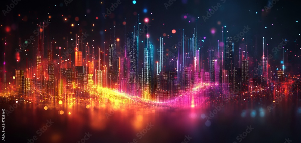 Fototapeta premium Neon Light Background to Illuminate Your Designs