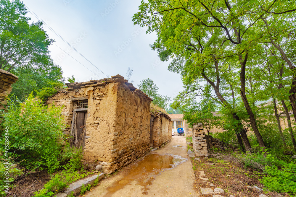 An ancient village in Taihang Mountain, Heshun, Yangquan, Shanxi An ancient village in Taihang Mountain, Heshun, Yangquan, Shanxi