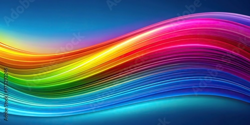 Colorful abstract wave background