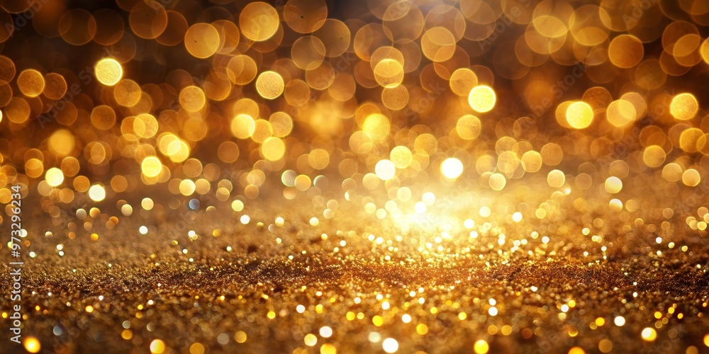 Golden Glitter Bokeh with Warm Lights, bokeh, glitter, sparkle, background Golden Glitter Bokeh with Warm Lights, bokeh, glitter, sparkle, background