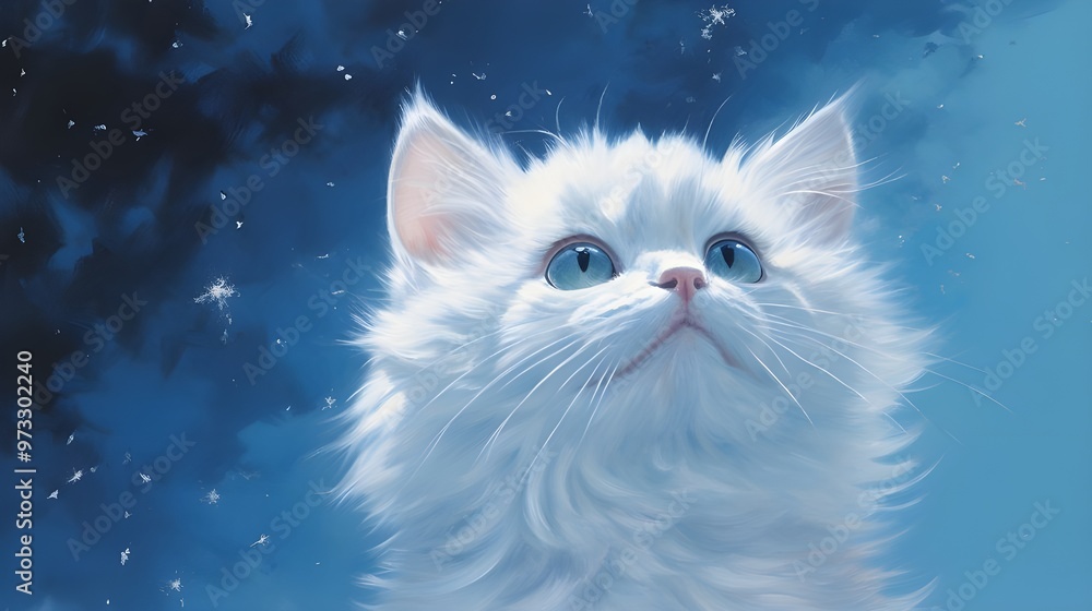 Fototapeta premium portrait of a cat