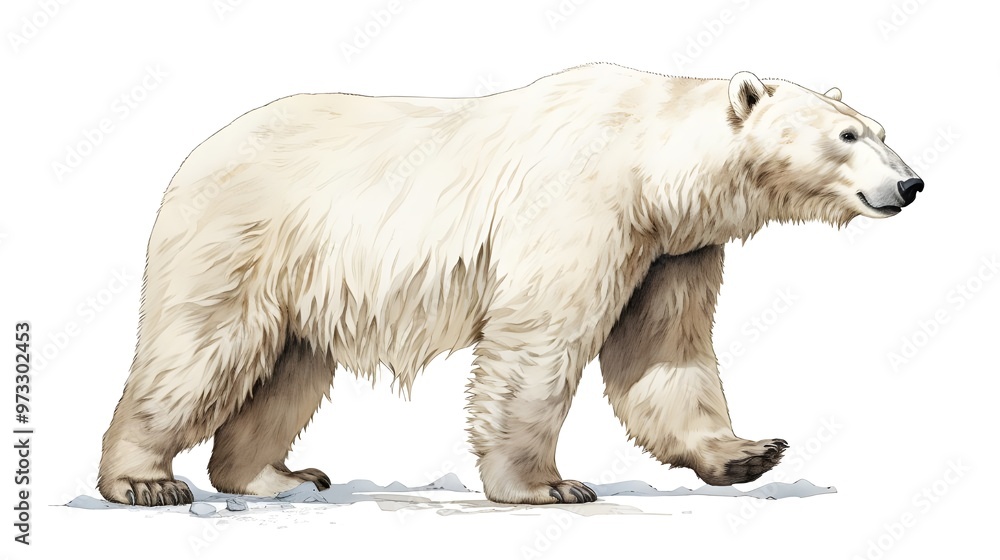 Fototapeta premium white polar bear