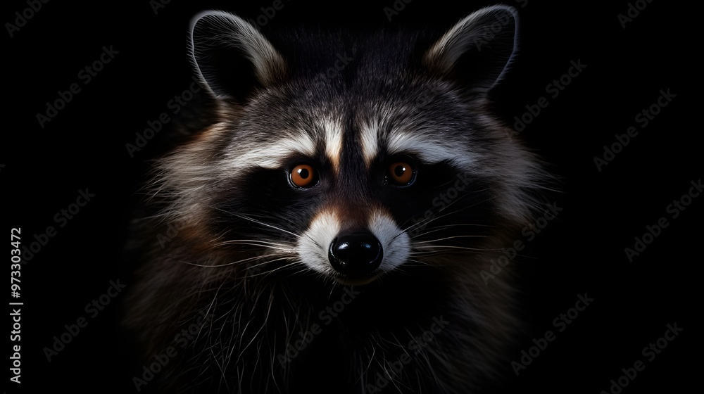 Obraz premium close up of a racoon