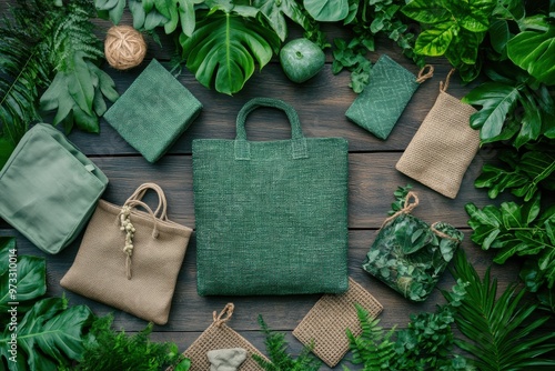 promote environmental consciousness through green bag making with eco-friendly materials and sustainable practices sustainablefashion photo